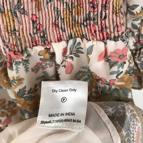 NWT Love the Label Border Print Mini Dress Size Small - Picture 8 of 8